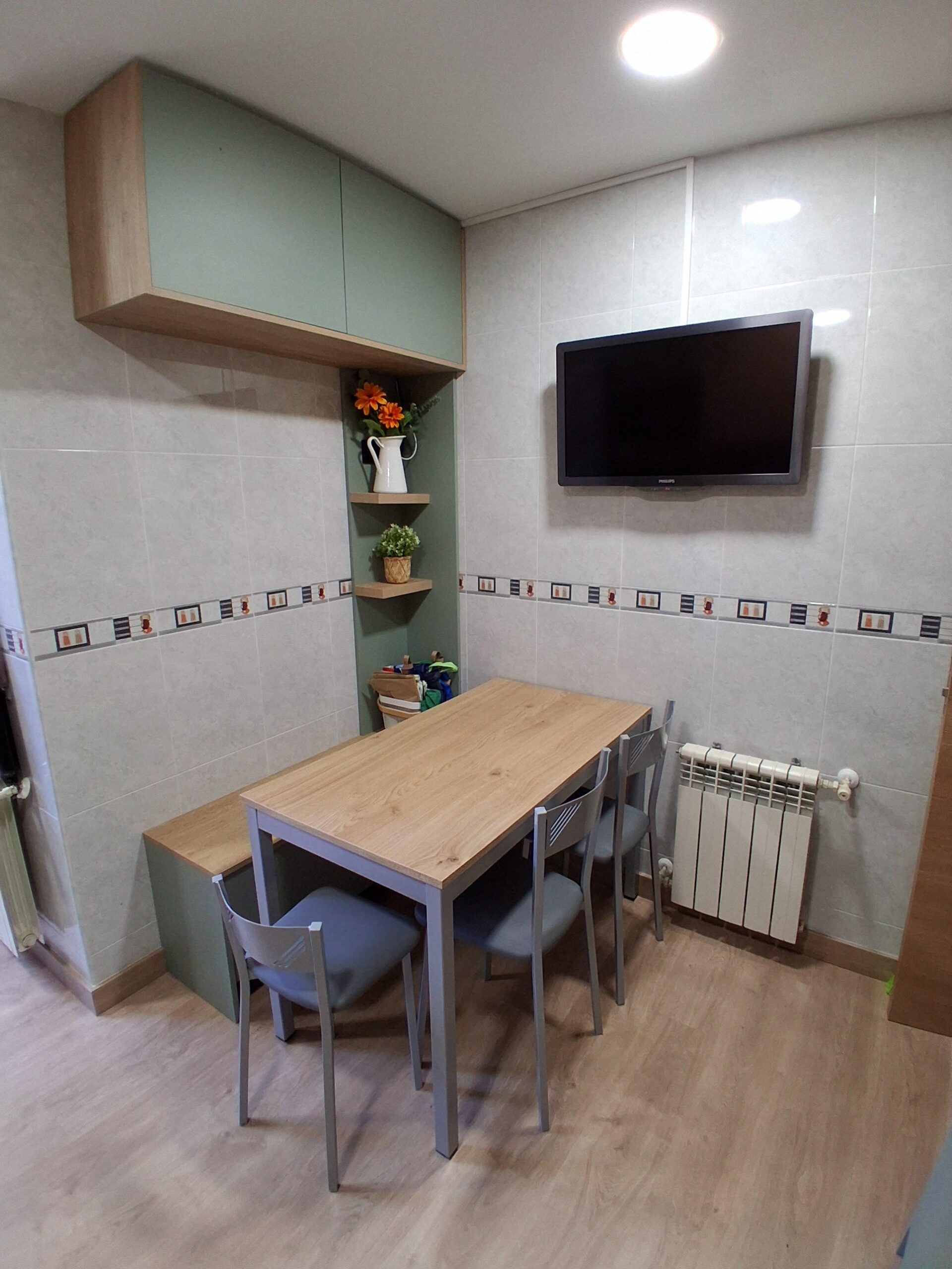 Diseño de cocinas con isla central modernas para viviendas en Madrid